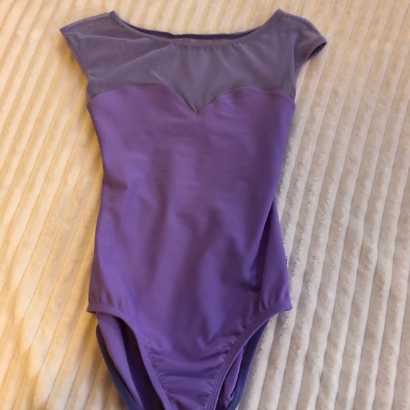 Corps Dancewear Other - Lavender Mesh Sleeve Leotard